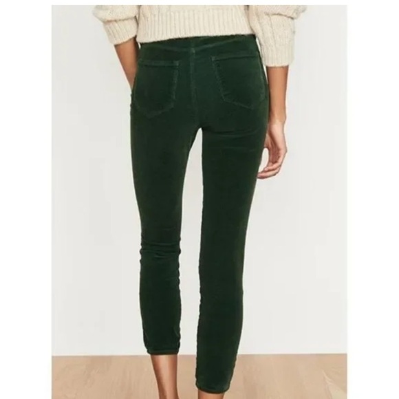 NEW L'AGENCE Margot High Rise Skinny Luxe Velvet Size 25 Retails $245 Co… - Picture 5 of 10